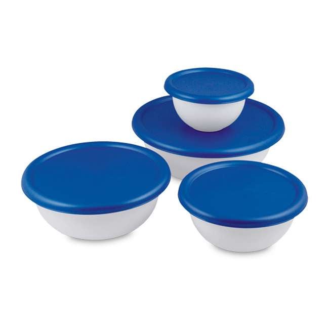 Sterilite Piece Plastic Kitchen Bowl Mixing Set With Lids