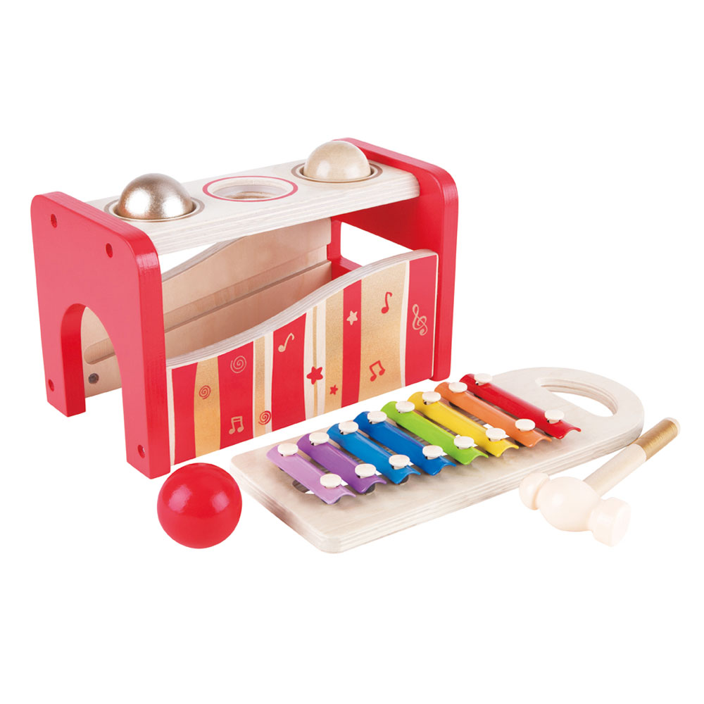 hape xylophone and hammer toy