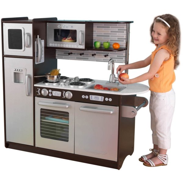 kidkraft modern espresso kitchen