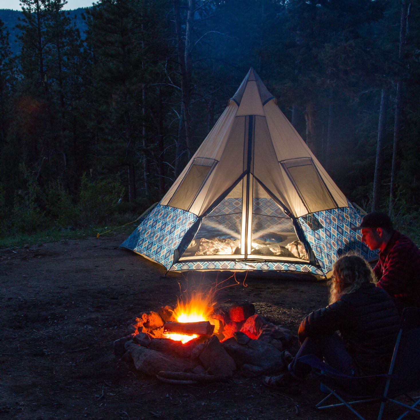 wenzel shenanigan 5 person teepee tent