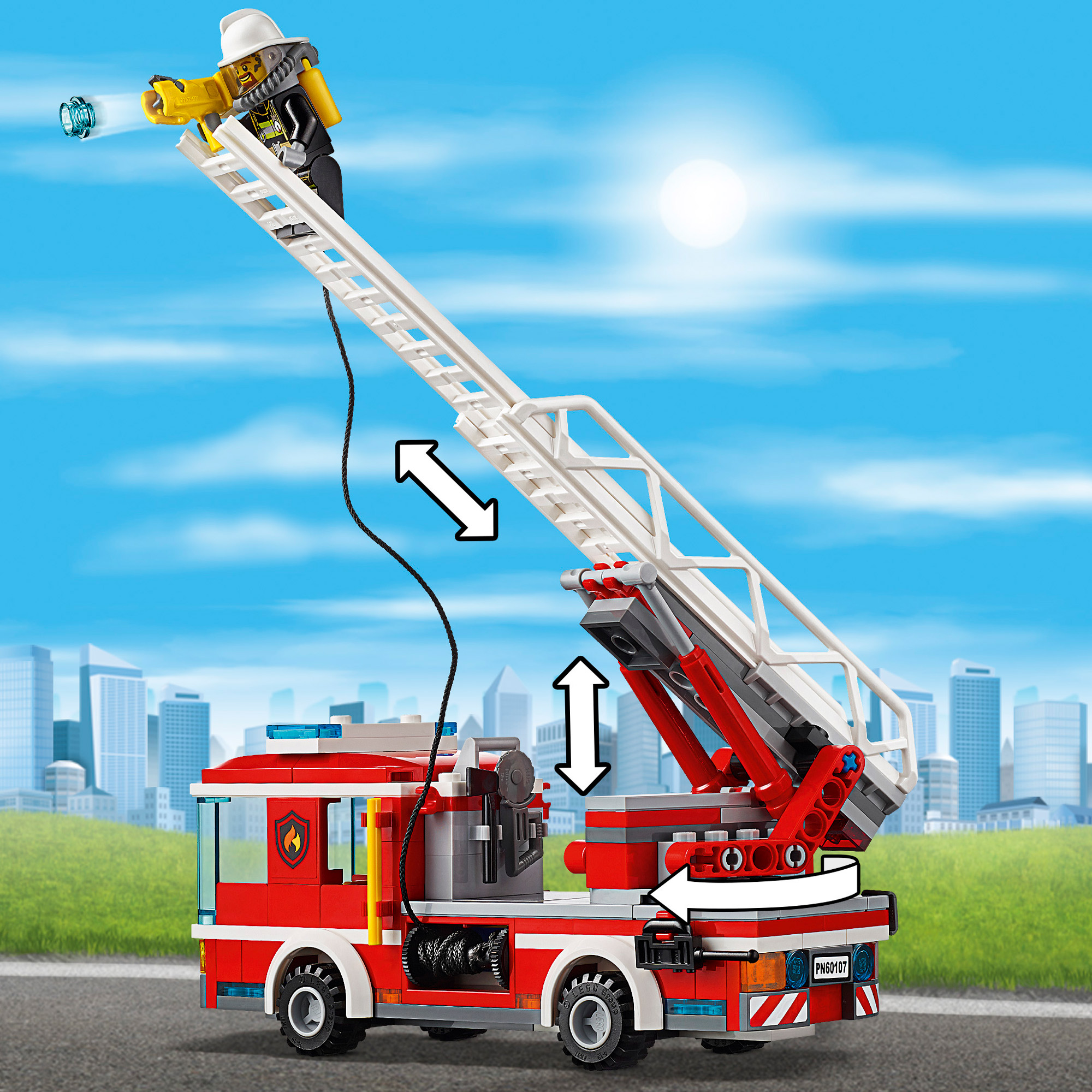 Лего Сити пожарная машина 60107