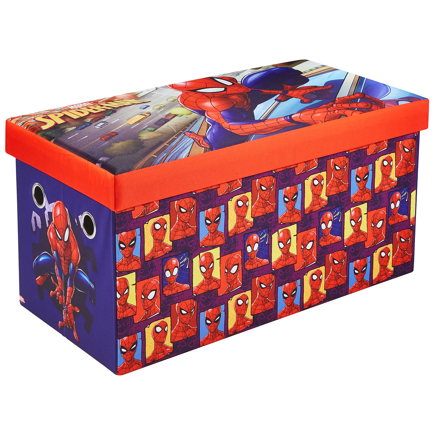 spiderman toy boxes & storage