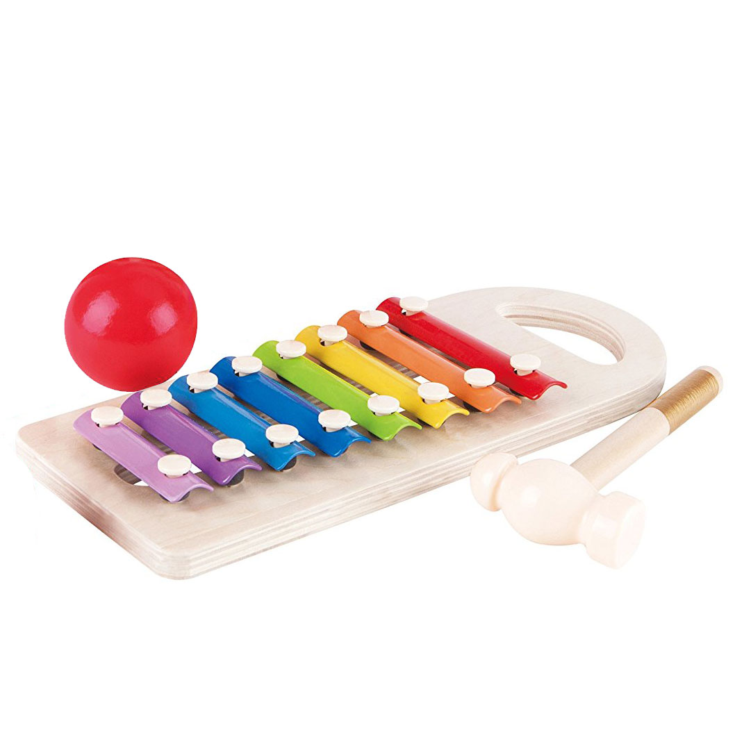 hape xylophone and hammer toy