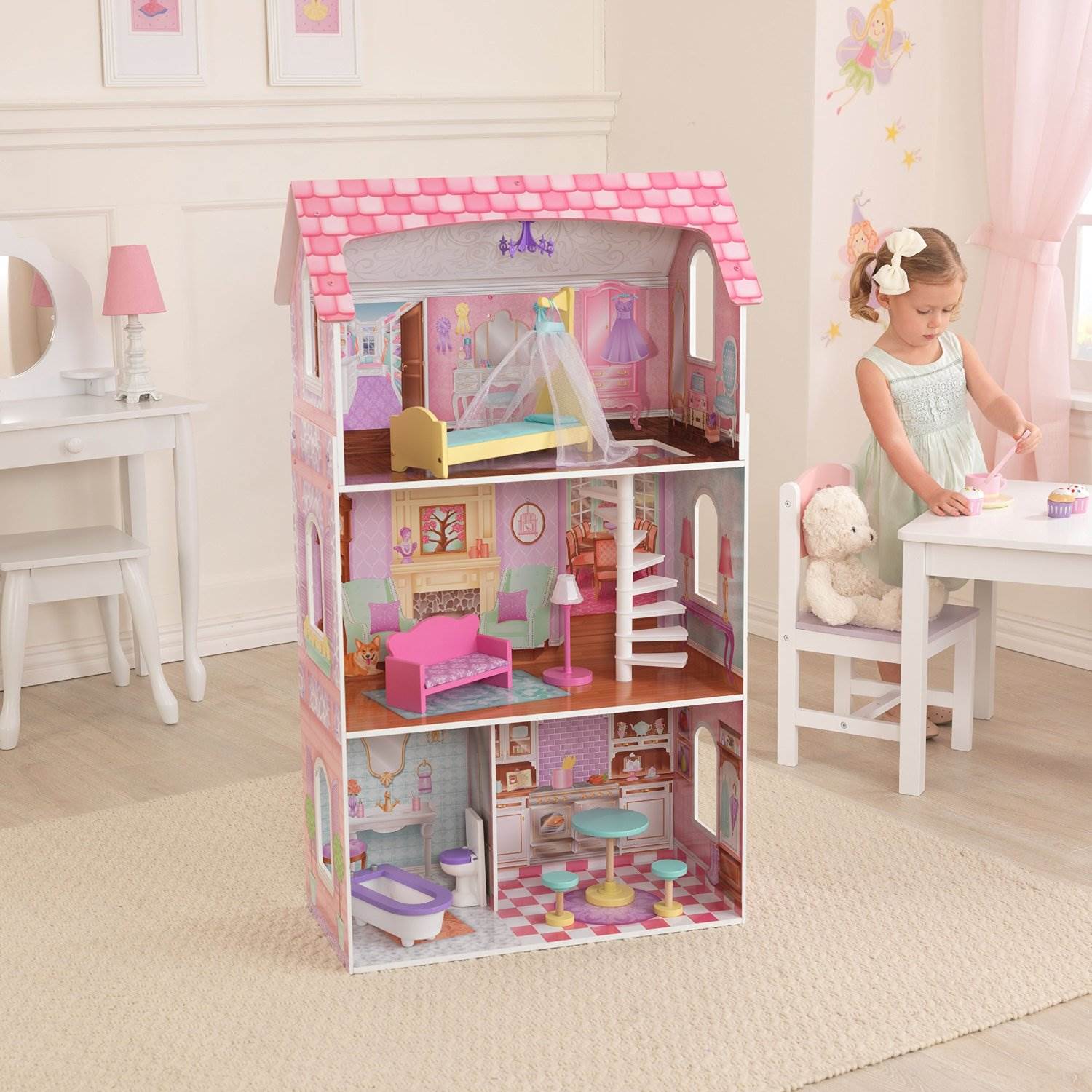 kidkraft doll bunk bed