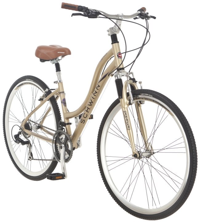 schwinn midmoor men's hybrid bike