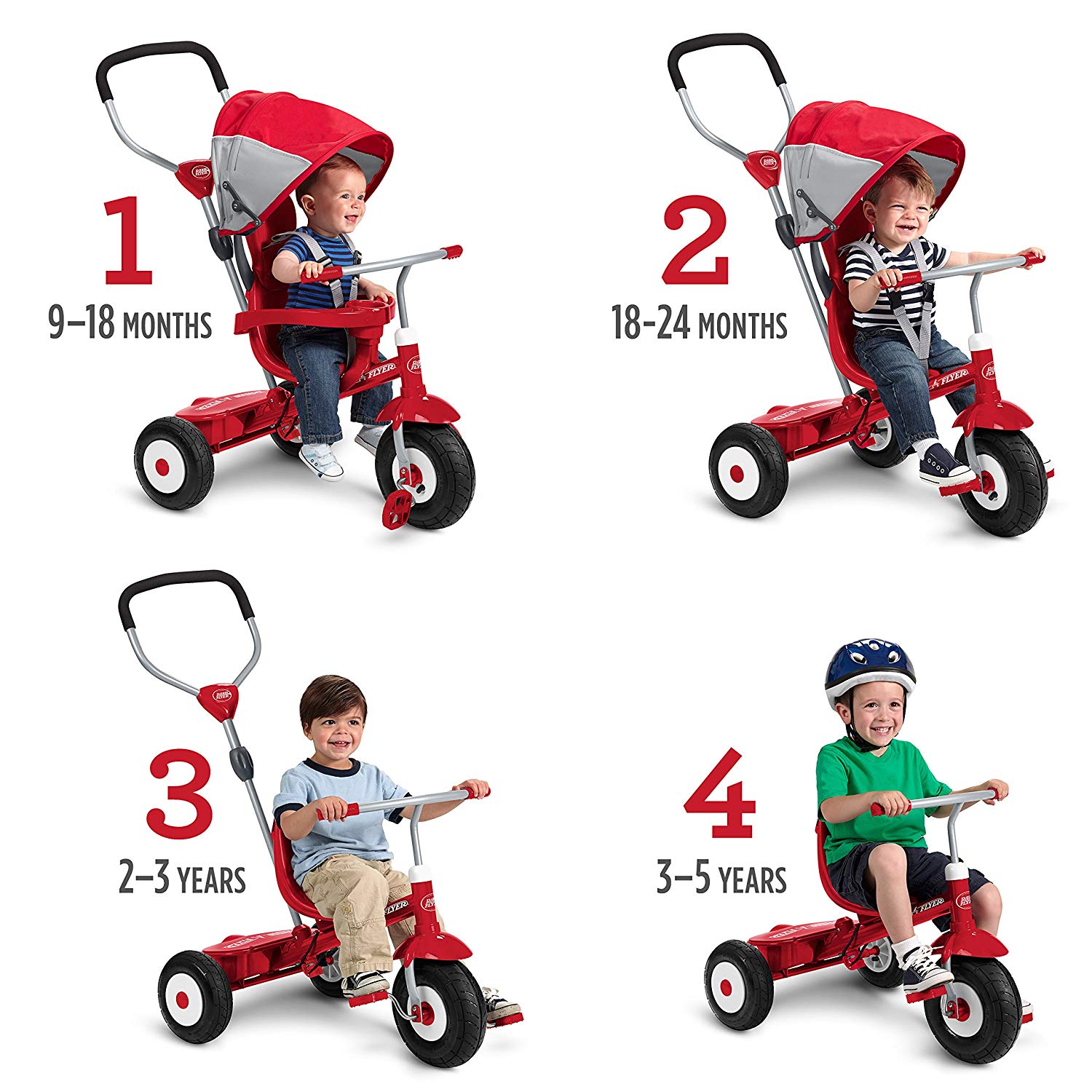 tricycle 4 en 1 costco