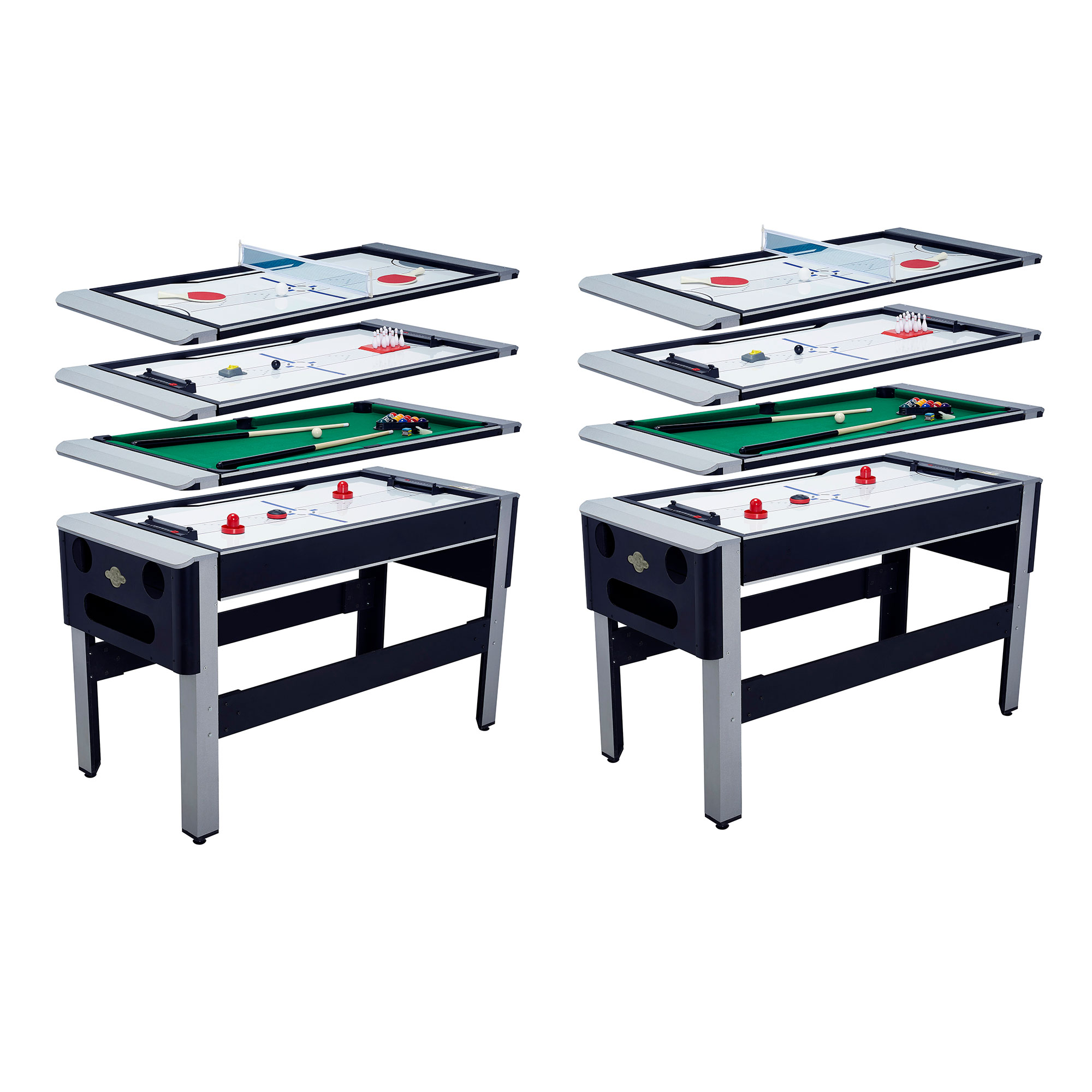 Lancaster 4 In 1 54 Inch Game Table 2 Pack