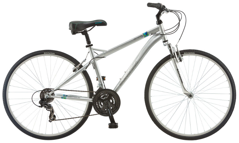 schwinn network 1.0 men's hybrid bike