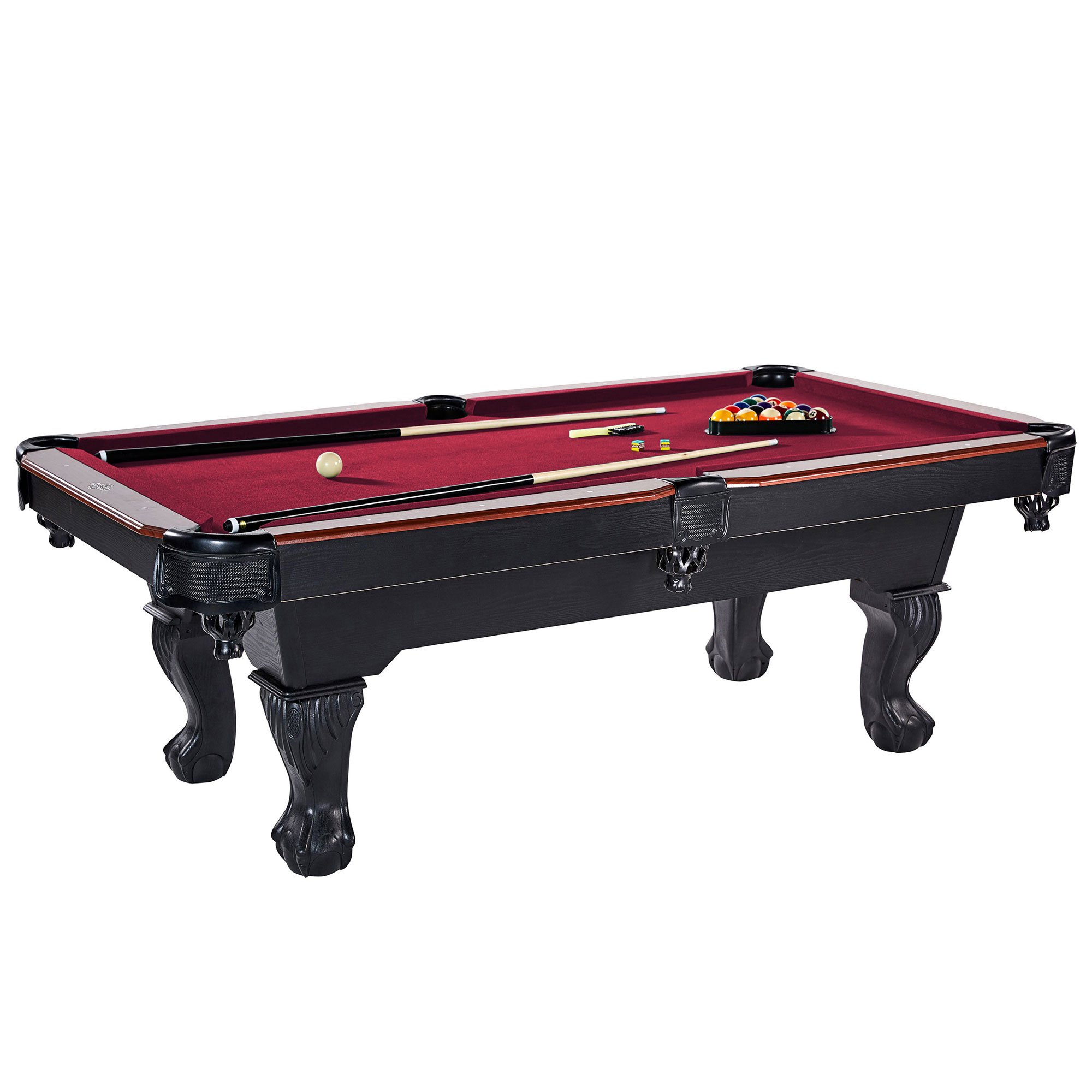 Lancaster Gaming Company 90 Inch Classic Design Pool Table W 2 Cues For Parts