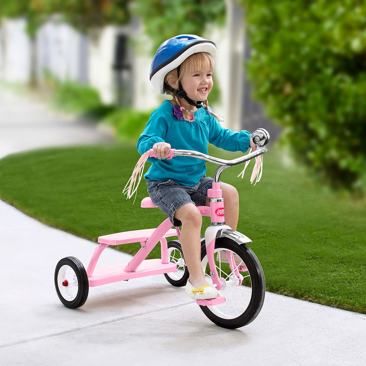 radio flyer tricycle pink and purple
