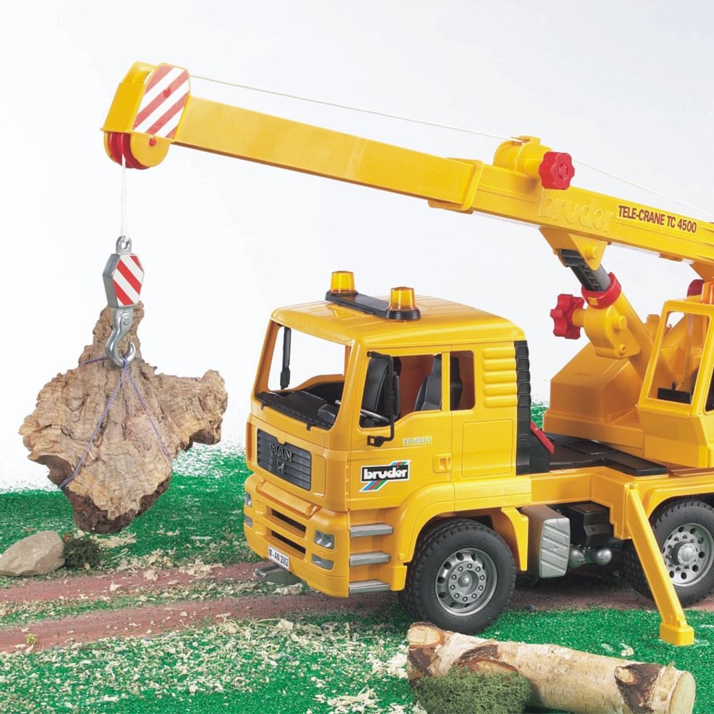 bruder 02754 man crane truck