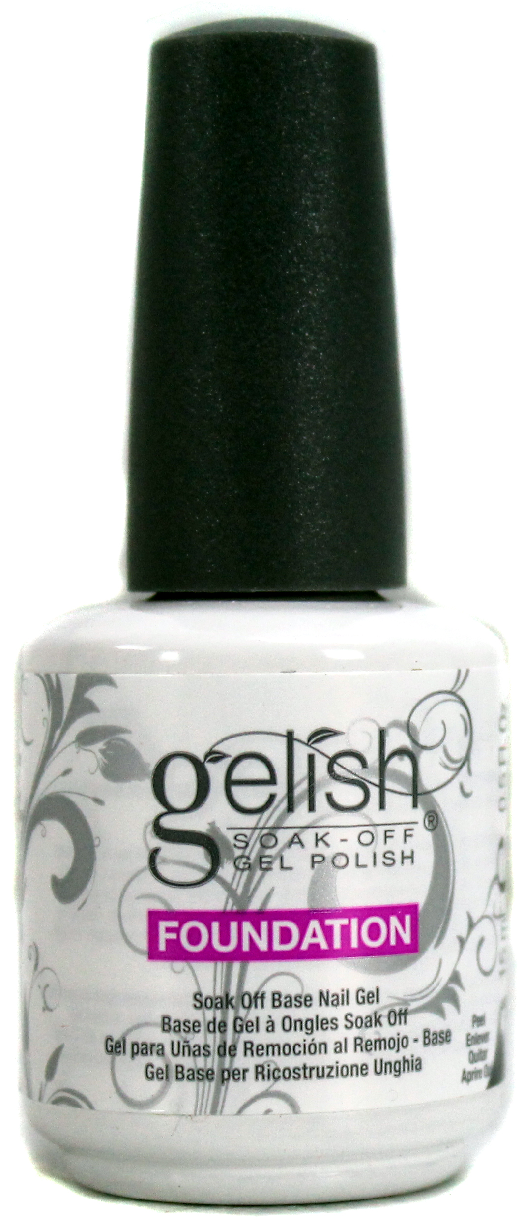 6 Gelish Harmony Soak Off Foundation Base Coat For Gel Nail Polish 15ml 5oz 6 X Foundation