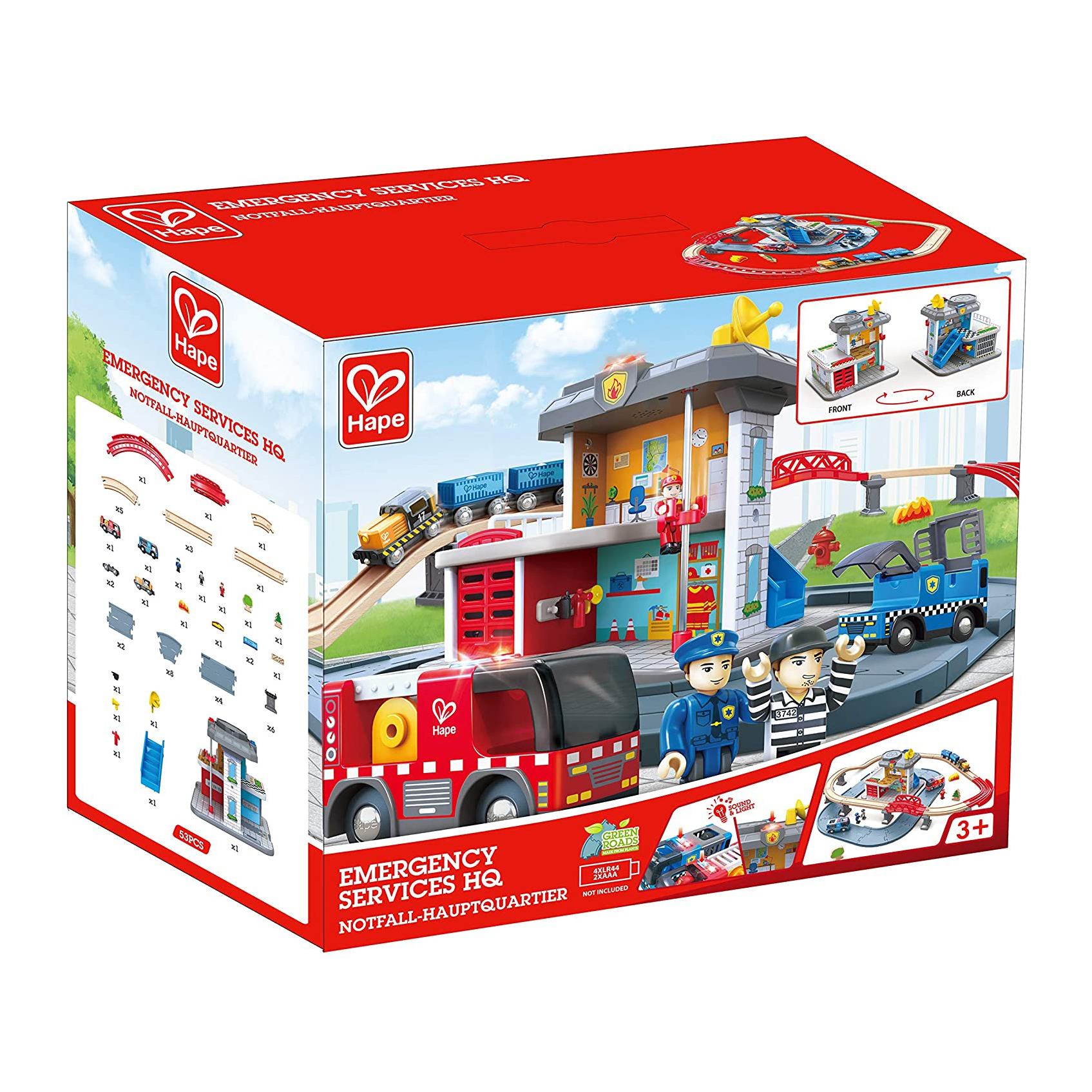 hape toys fire station