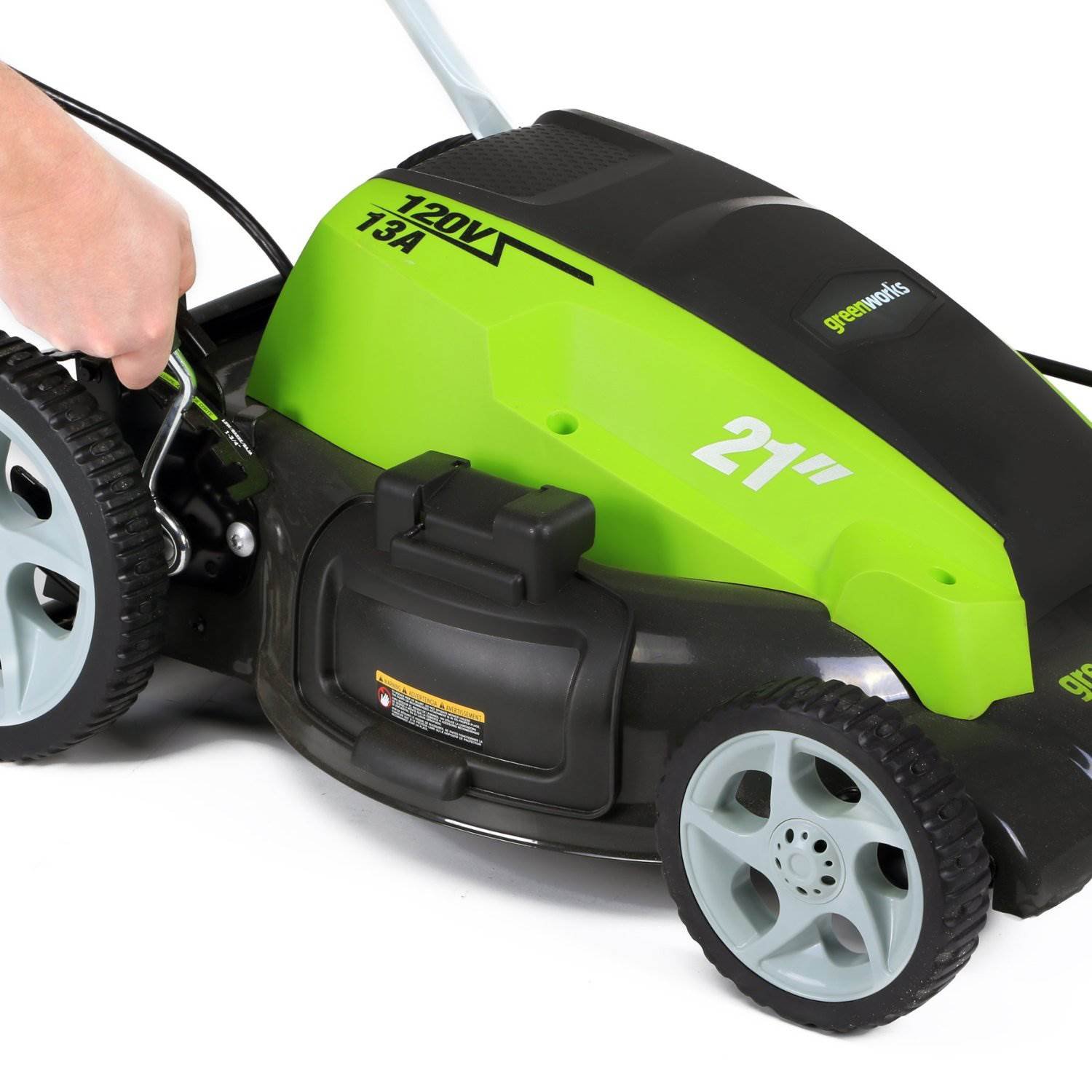 greenworks 120v mower