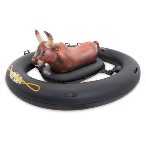 intex bull riding tube