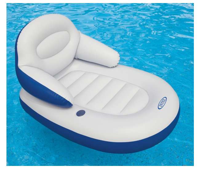 Intex Comfy Cool Inflatable Floating Lounge Chair (2 Pack) : 58864EP ...