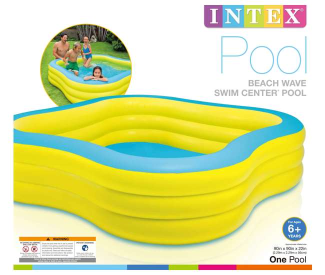 intex swim center family inflatable pool