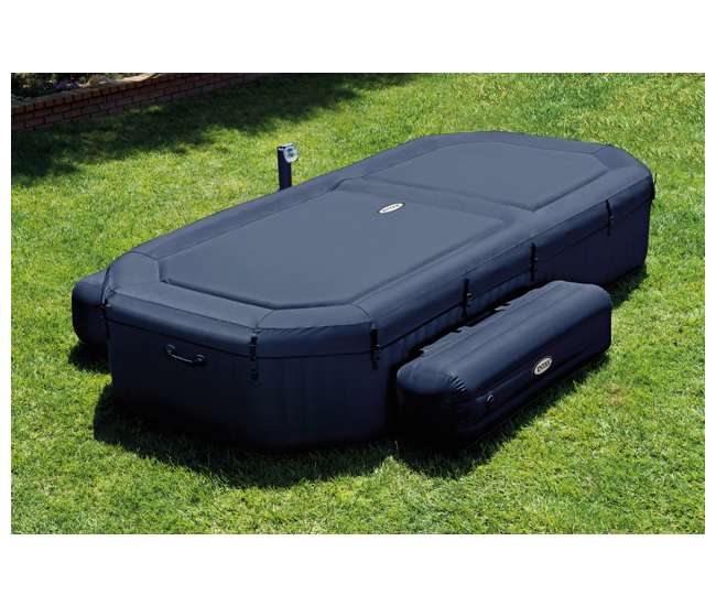 intex purespa bubble hot tub & pool set