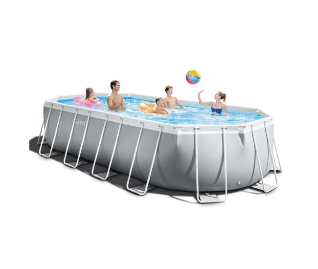 oval inflatable pool