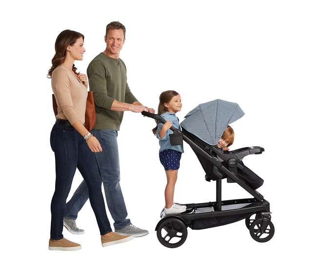 graco uno2duo double stroller travel system