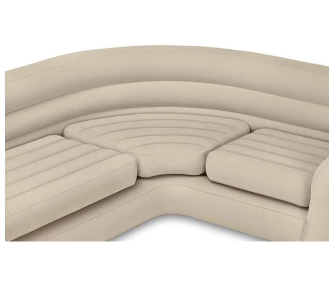 Надувной угловой диван intex corner sofa