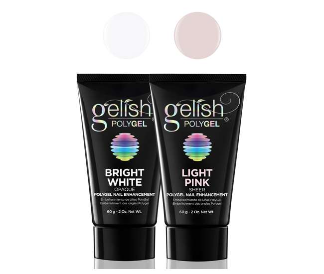 Gelish Harmony 18G LED Lamp + PolyGel Professional Nail Enhancement French Kit : US01379-18GLAMP ...