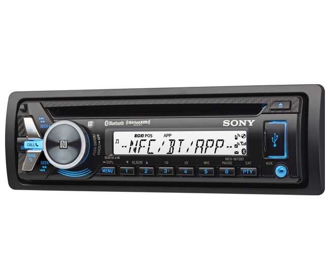 Sony MEX-M70BT CD/MP3 Usb/aux Marine Receiver Stereo Bluetooth With 2 ...