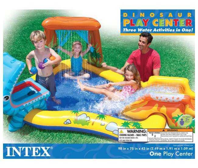 dino pool intex