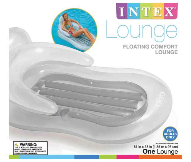 intex floating comfort lounge