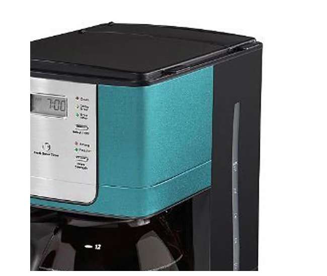 Mr. Coffee 12-Cup Programmable Coffee Maker, Turquoise : JWX36-AM ...