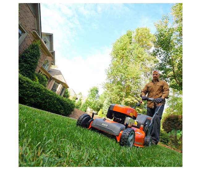 Husqvarna All-Wheel Drive Walk Behind Mower : HU725AWD BBC ...