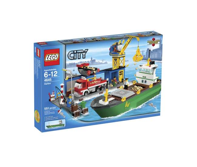 LEGO® CITY® Harbor w/ Cargo Ship & Dump Truck | 4645 : VMInnovations.com