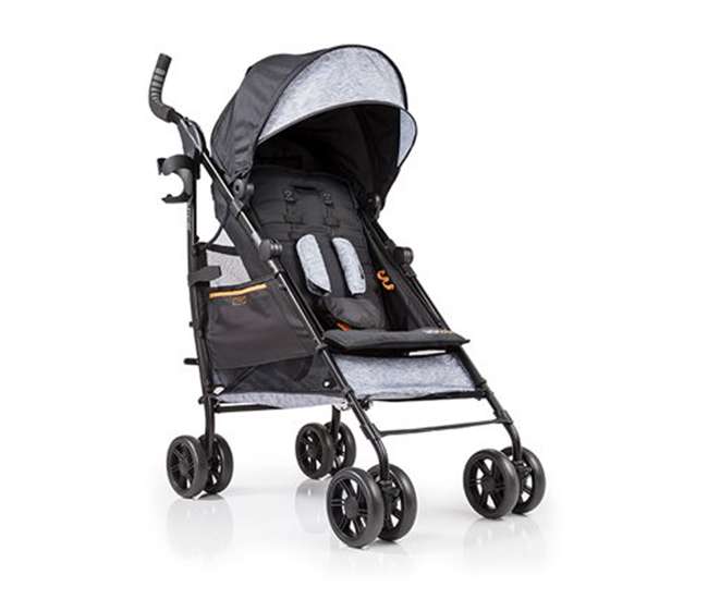 stroller with large storage basket