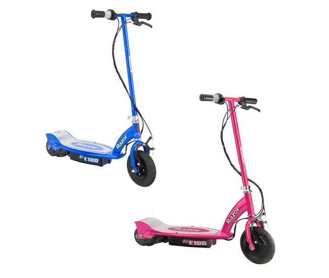 electric scooter razor pink