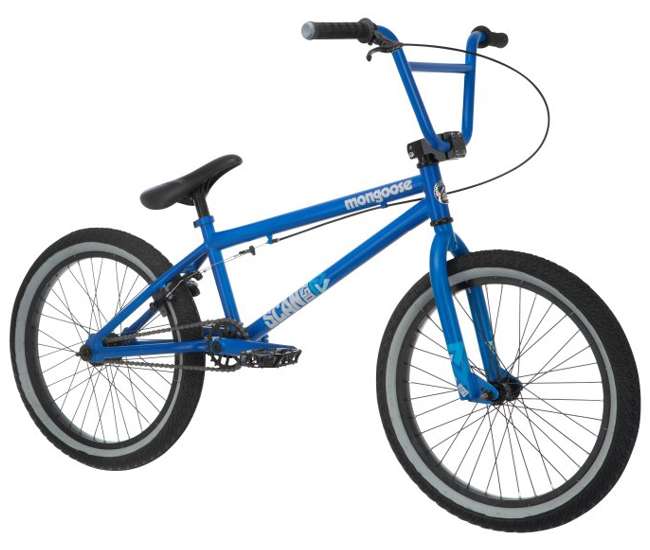 mongoose blue bmx bike