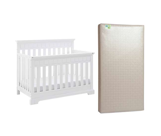 Thomasville Kids Willow Crib White Sealy Soybean Everedge