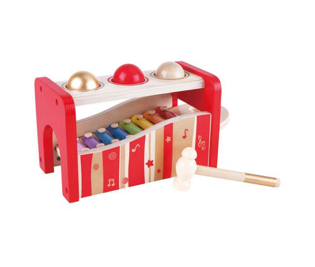 hape xylophone and hammer toy