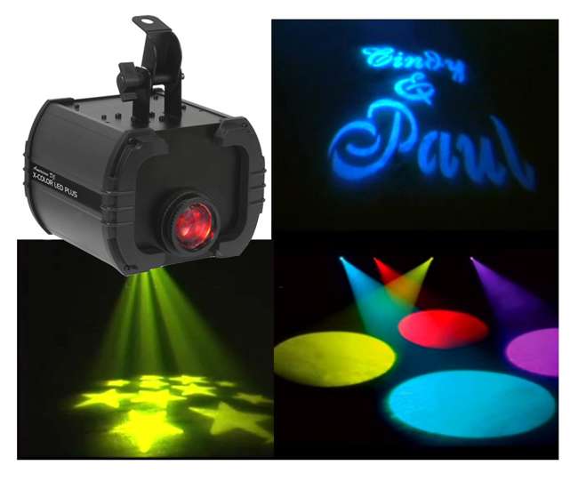 American Dj X Color Led Plus Hybrid Color Spot Gobo Projector Lighting Effect