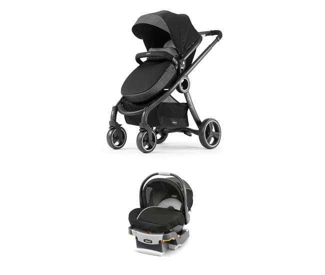 when can baby sit in stroller without car seat chicco