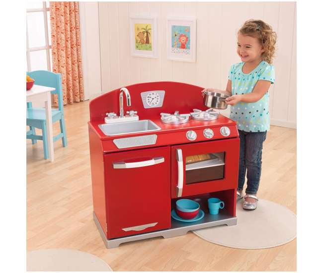 kids vintage kitchen set