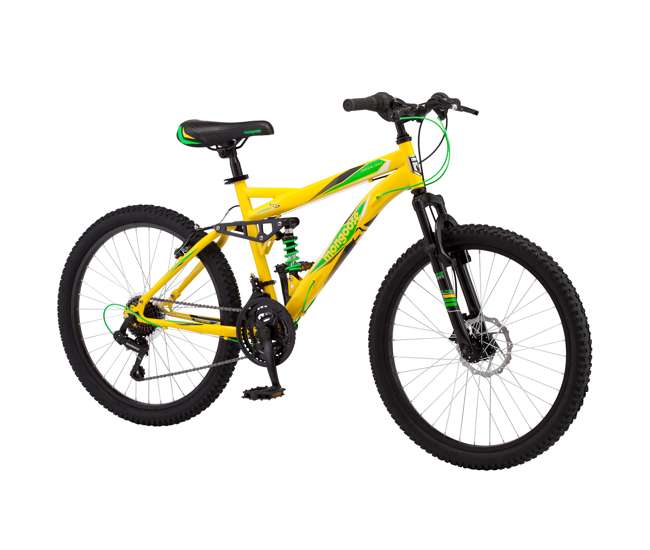 yellow 24 inch bike