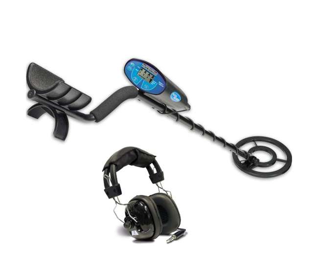 Bounty Hunter Quick Silver Metal Detector With Headphones