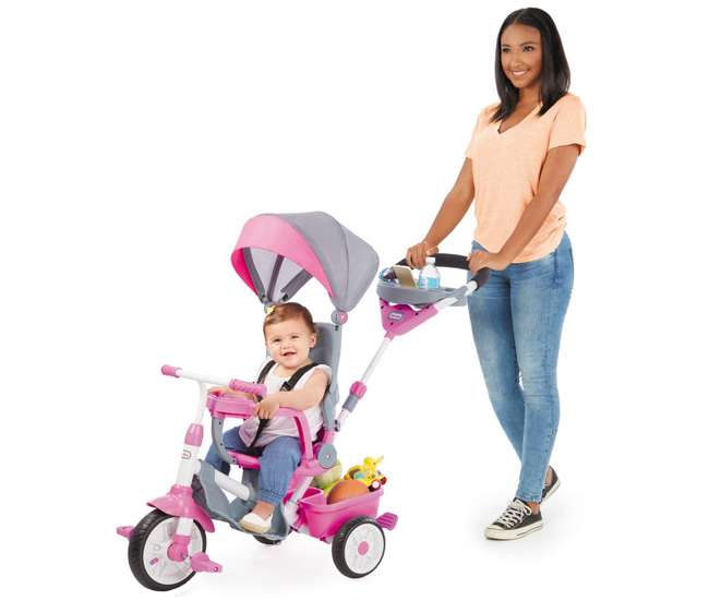 perfect fit 4 in 1 trike pink
