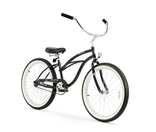 beach cruiser bike black