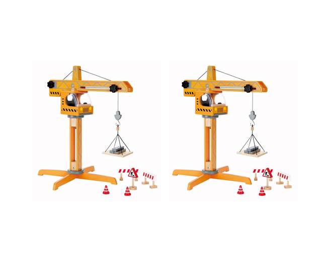 hape wooden crane