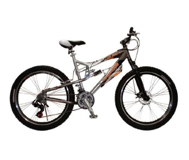 terrain dual suspension bike