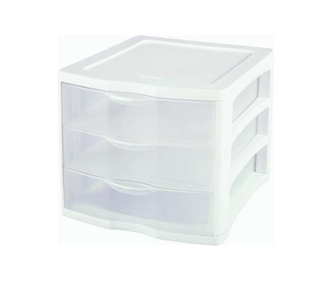 Sterilite Clearview 3 Drawer Storage Cabinet 17918004 17918004 Wmt