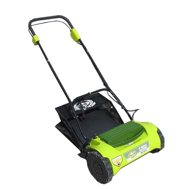 Sun Joe MJ420C 16-Inch 24V Cordless Electric Push Reel Grass/Lawn Mower ...