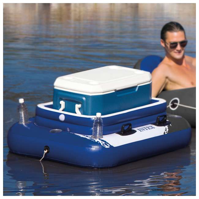 intex mega chill ii inflatable floating cooler