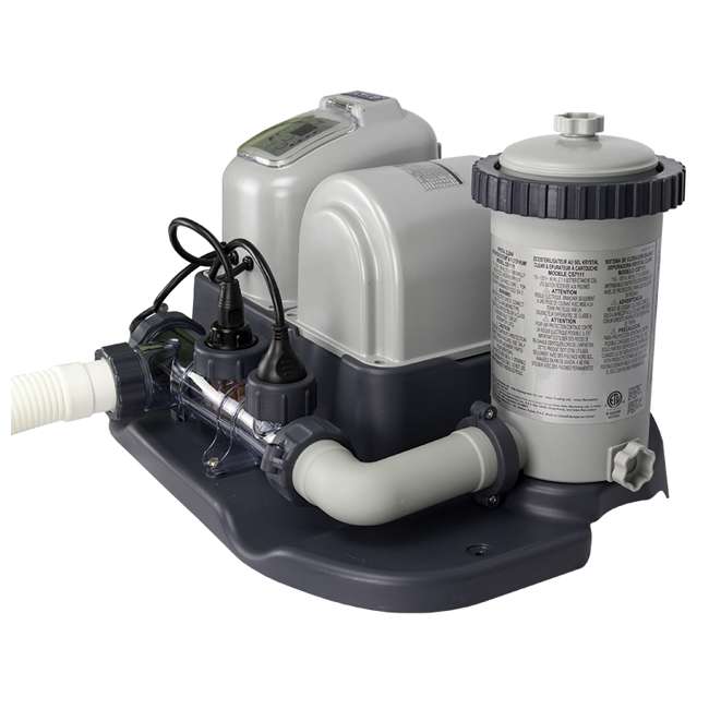 Intex Krystal Clear 1200 GPH Filter Pump & Saltwater System | 28671EG